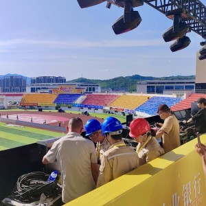华体会体育app下载-国网长汀县供电公司：全力护航“闽超”赛事 长汀万人体育场保电工作顺利完成